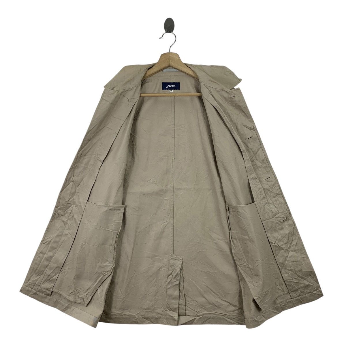 Japanese Brand × Vintage Vintage JUN MEN Japanese Brand Designer Long Coat Jacket Size US M / EU 48-50 / 2 - 3 Thumbnail
