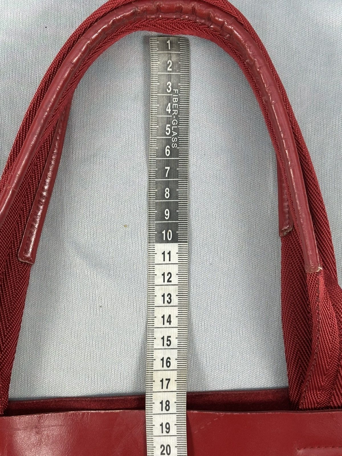 Prada Prada Symbol Red Tote Bag Size ONE SIZE - 14 Thumbnail