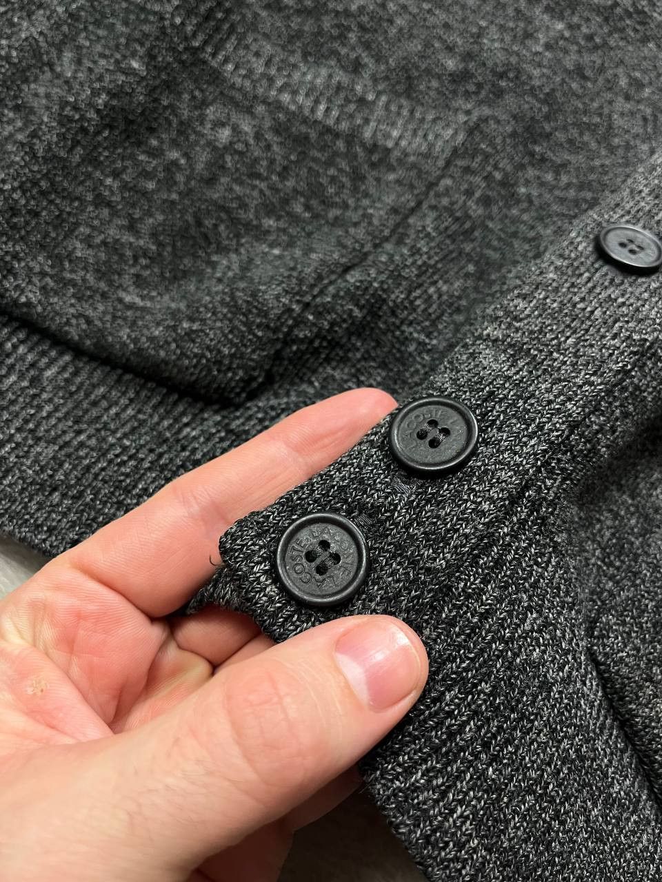 Lacoste vintage wool cardigan Lacoste sweater Size US L / EU 52-54 / 3 - 3 Thumbnail