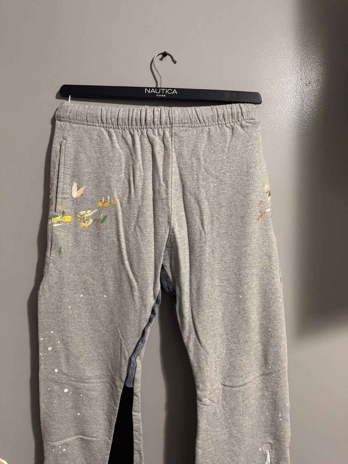 MNML MNML Contrast Bootcut/Flare Grey Sweatpants Size US 30 / EU 46 - 2 Thumbnail