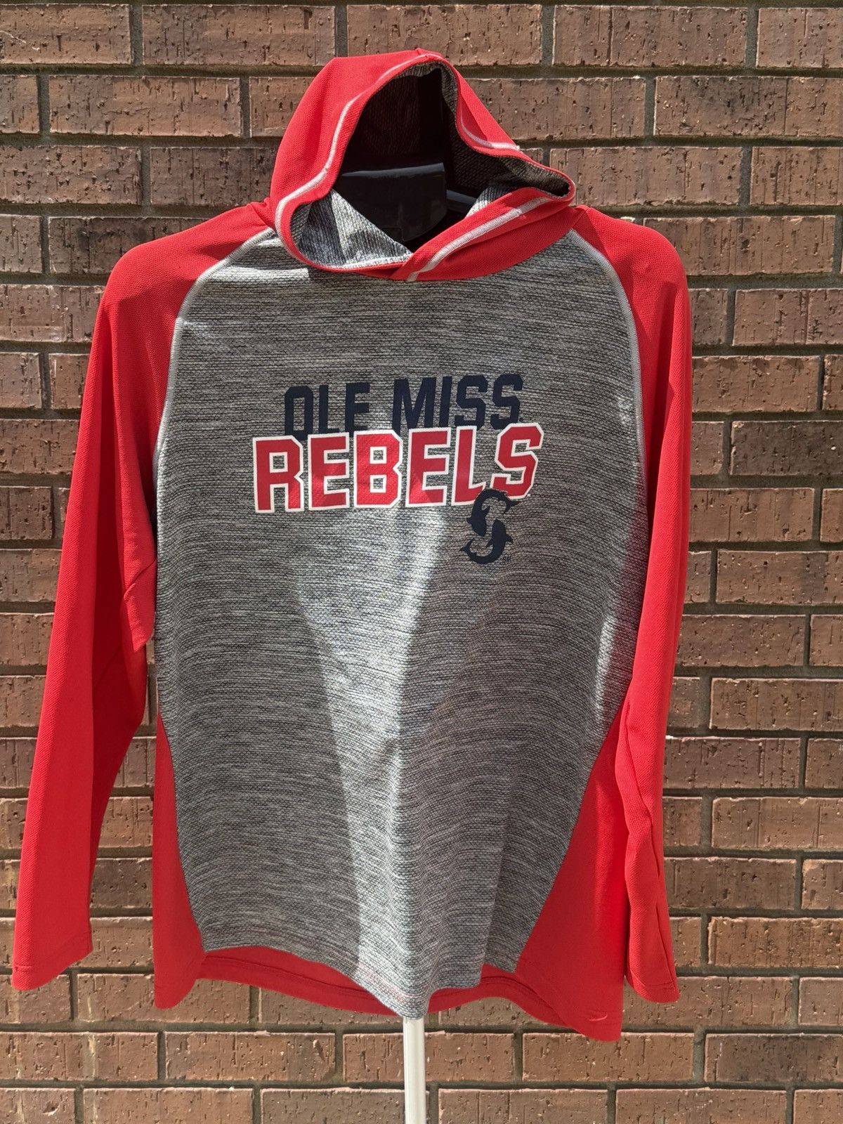 Champion Champion Ole Miss Rebels Hooded Top Shirt Mississippi Size US XL / EU 56 / 4 - 1 Thumbnail