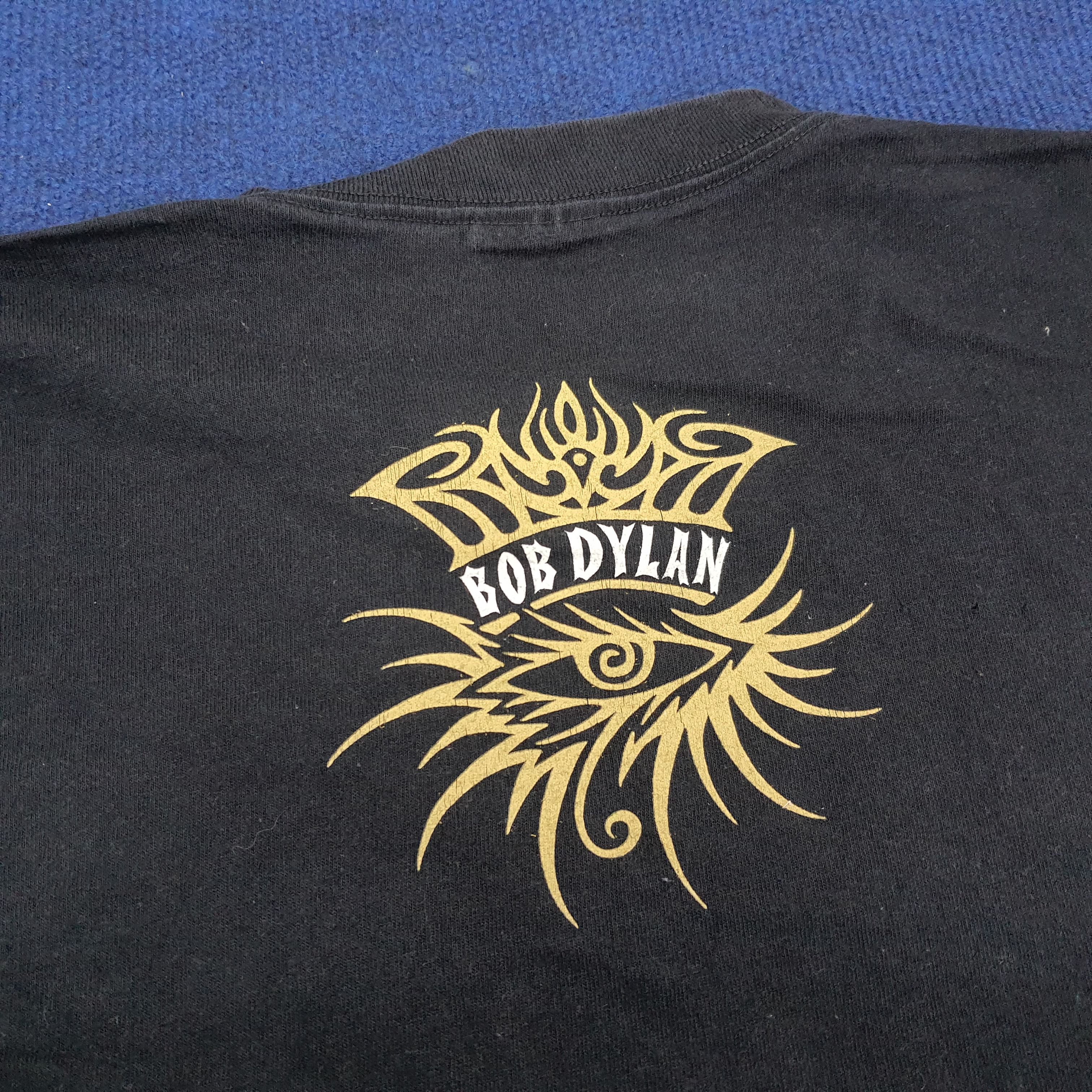 Band Tees × Vintage Vintage Bob Dylan American Solo Singer T-shirt Size US XL / EU 56 / 4 - 4 Thumbnail
