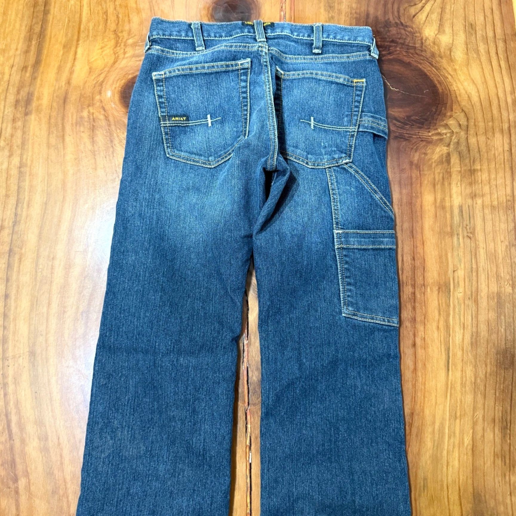 Ariat Ariat Jeans M7 Mens 28 x 30 Denim Straight 5-Pocket Blue Vintage 90s Mens Size US 28 / EU 44 - 7 Thumbnail