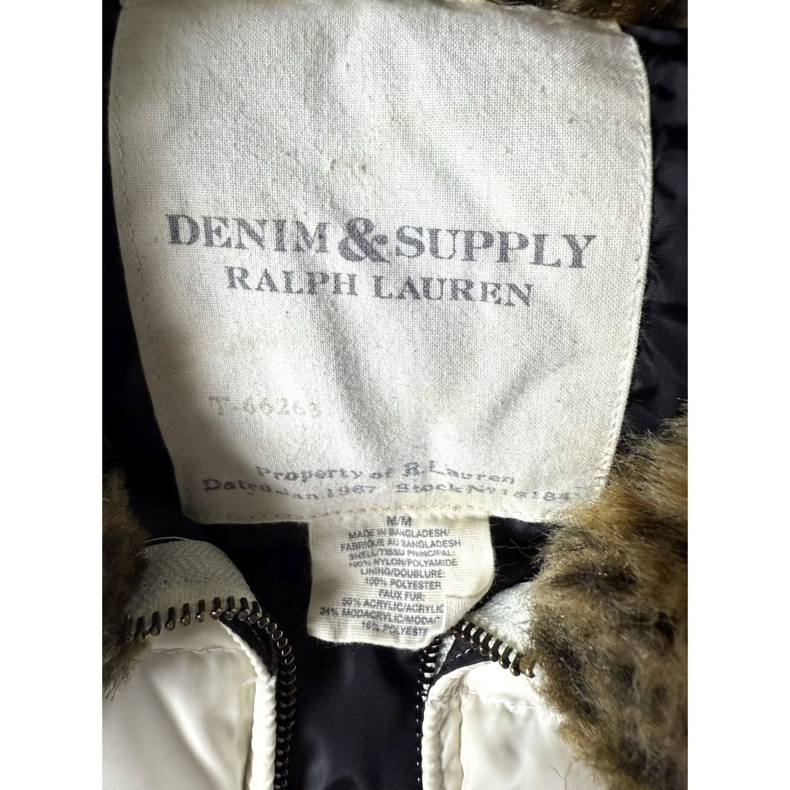 Ralph Lauren VINTAGE Ralph Lauren Vest White Denim and Supply Fur Collar 90s Y2K Preppy Money M Womens Size M / US 6-8 / IT 42-44 - 5 Thumbnail