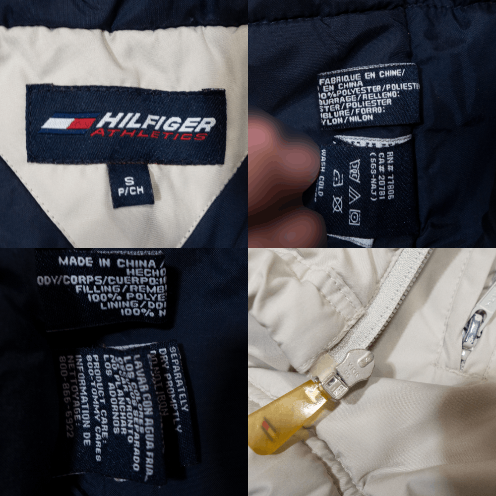 Tommy Hilfiger 90S Logo Nylon Zip Jacket Size US S / EU 44-46 / 1 - 9 Thumbnail