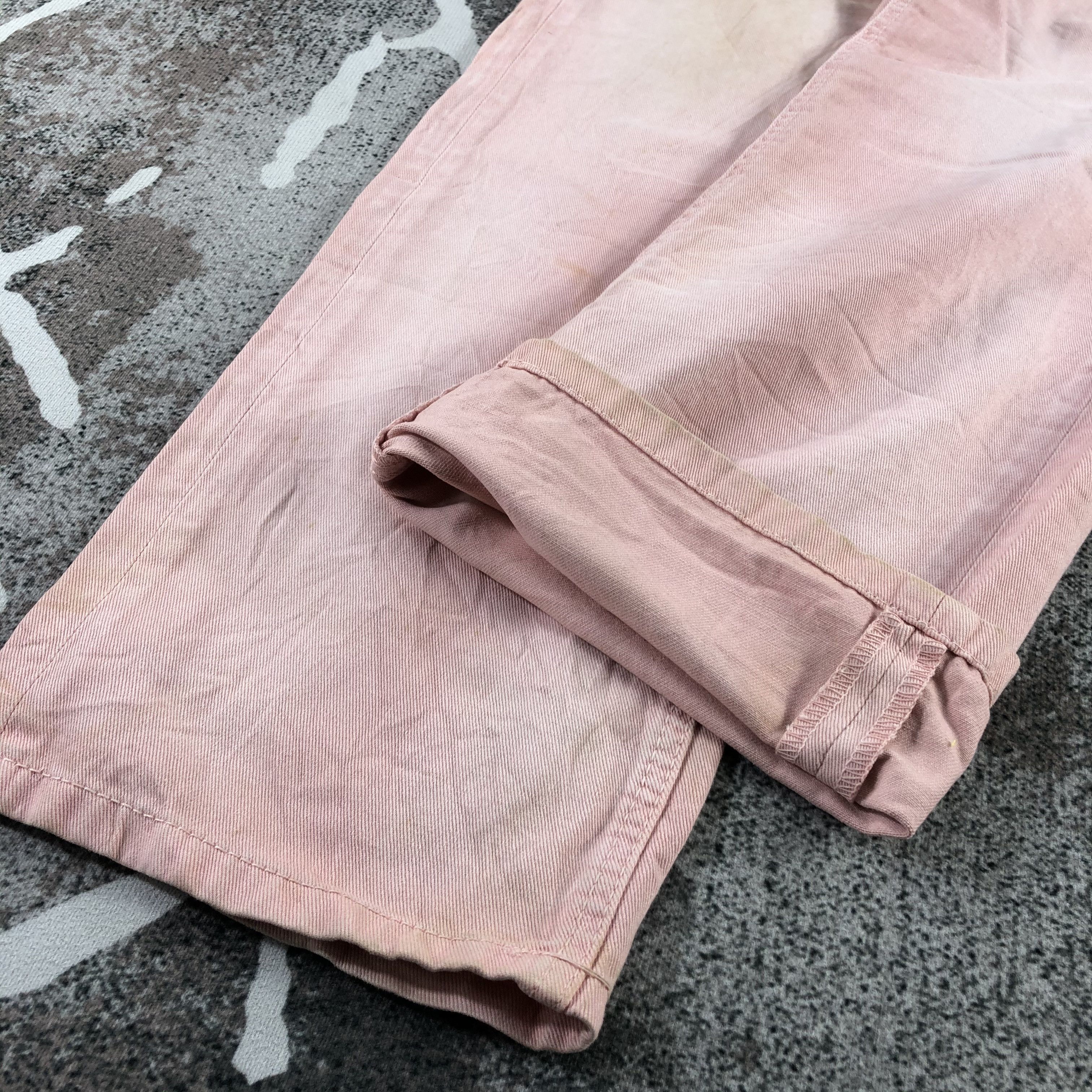Japanese Brand Juke Box Jeans Faded Pink Denim KJ1295 Size US 32 / EU 48 - 5 Thumbnail