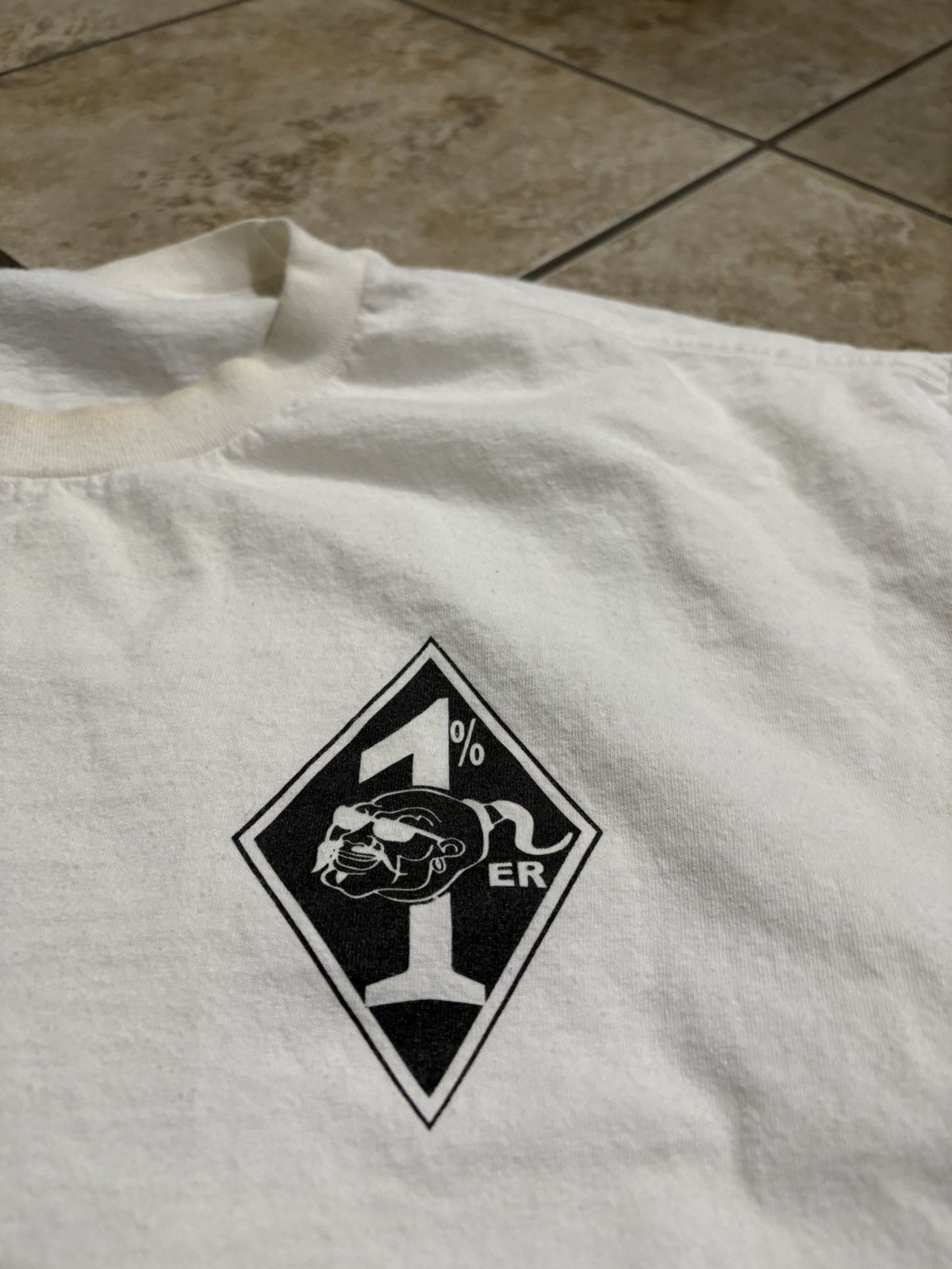 Vintage Outlaw biker tee Size US XL / EU 56 / 4 - 3 Thumbnail
