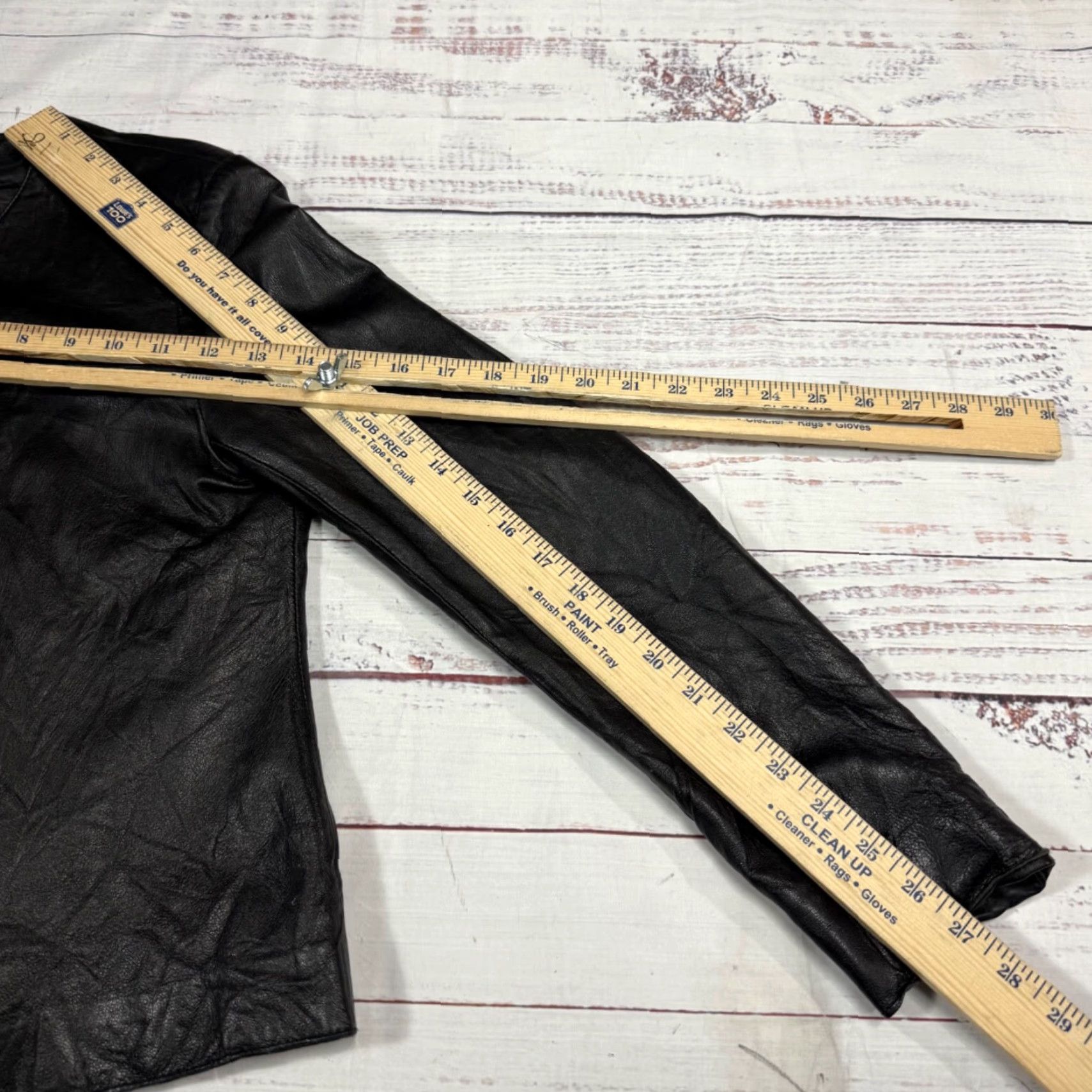 Vintage Rem Garson Womens Black Leather Jacket Size M Zip Front Lined Size M / US 6-8 / IT 42-44 - 3 Thumbnail
