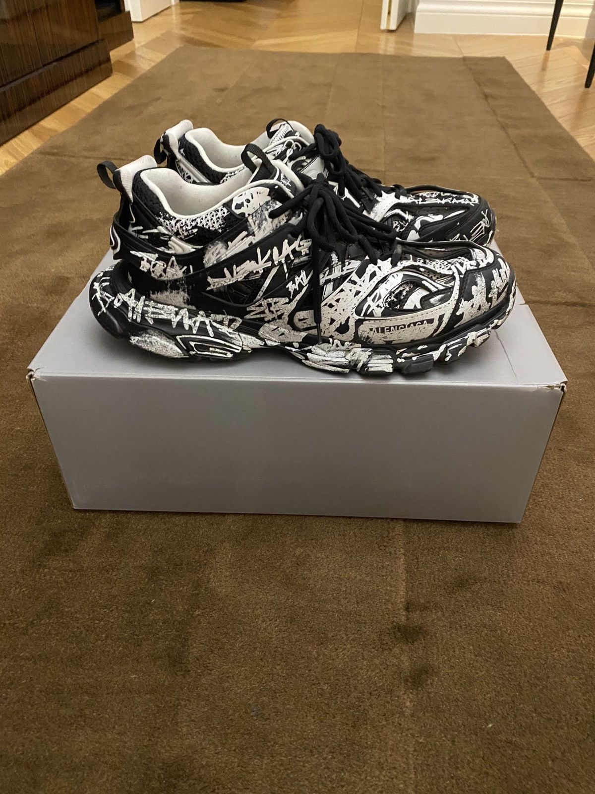 Balenciaga Balenciaga track graffiti Size US 12 / EU 45 - 3 Thumbnail