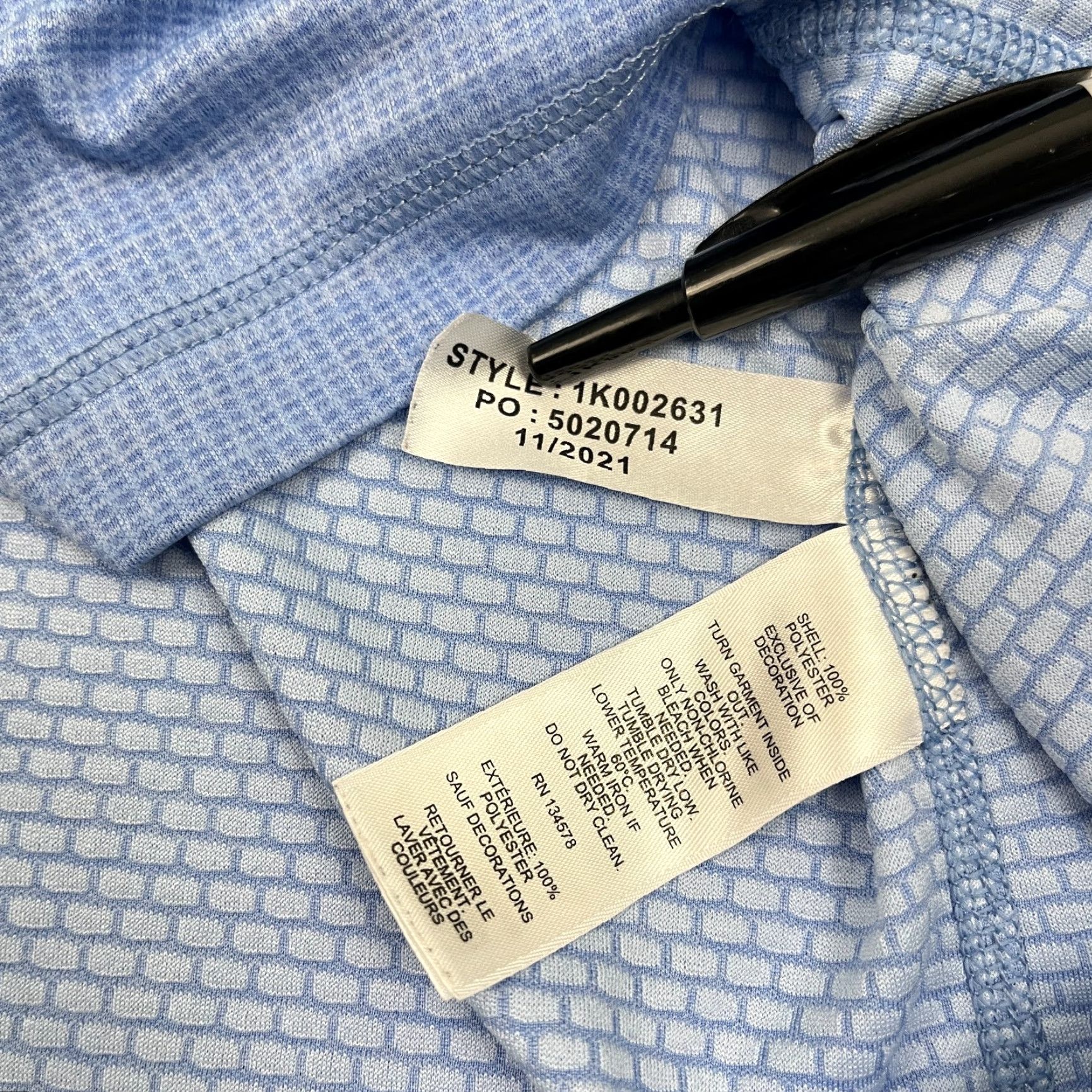 Vineyard Vines Vineyard Vines OTG On The Go Sankaty Performance Pullover Mens 2XL XXL Blue Golf Jacket Size US XXL / EU 58 / 5 - 7 Thumbnail