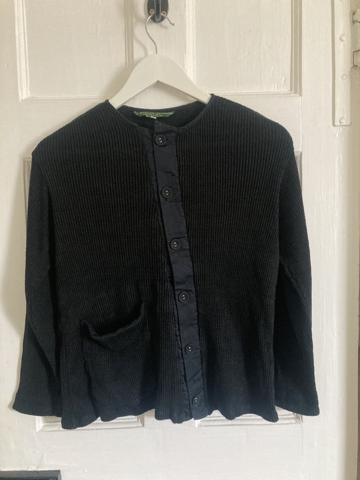 Paul Harnden Shoemakers Paul Harnden Slant Shirt Black Knit - Size S - New Size S / US 4 / IT 40 - 1 Thumbnail