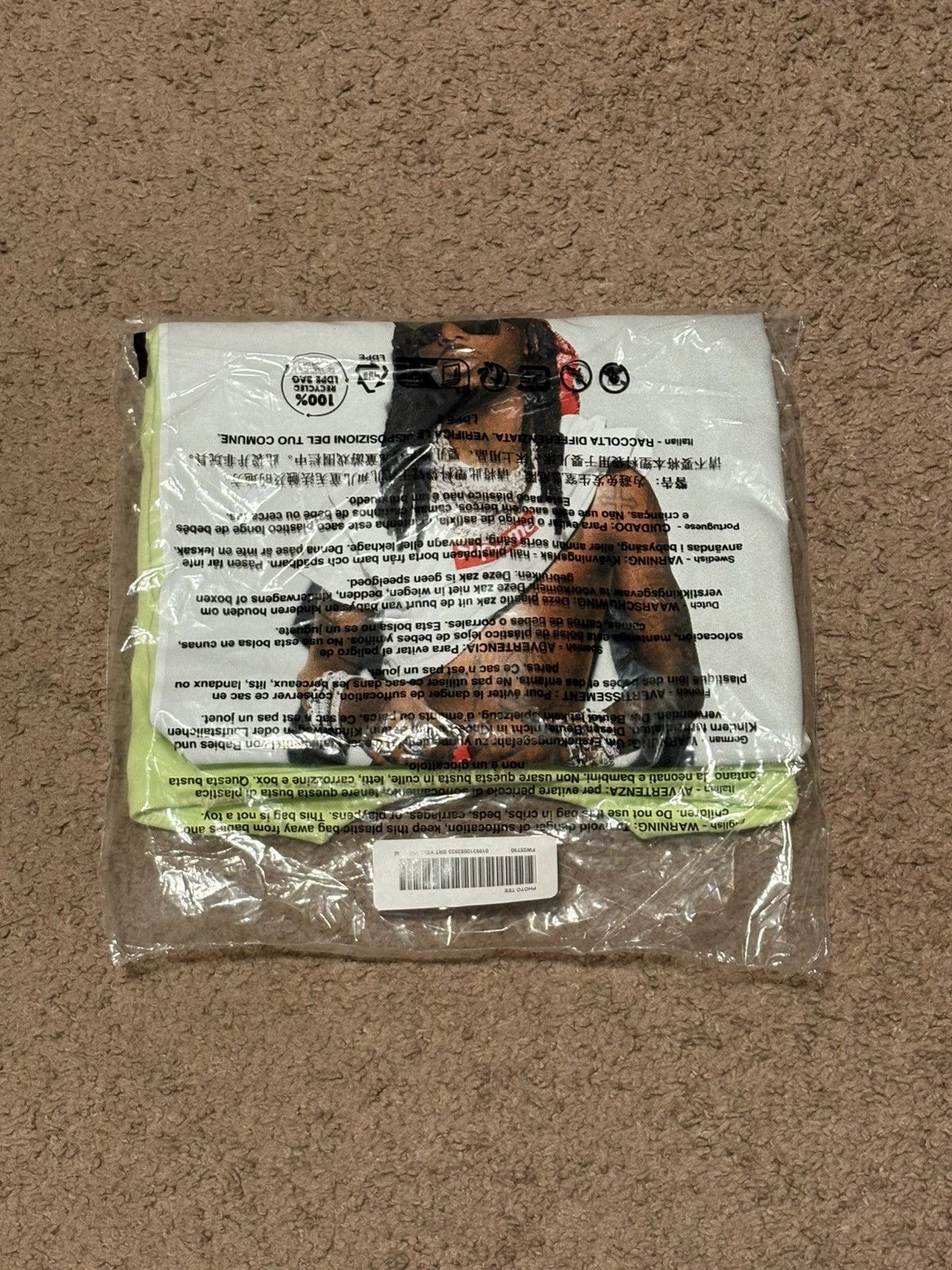 Supreme Playboi carti supreme tee Pale Green Size US M / EU 48-50 / 2 - 2 Thumbnail