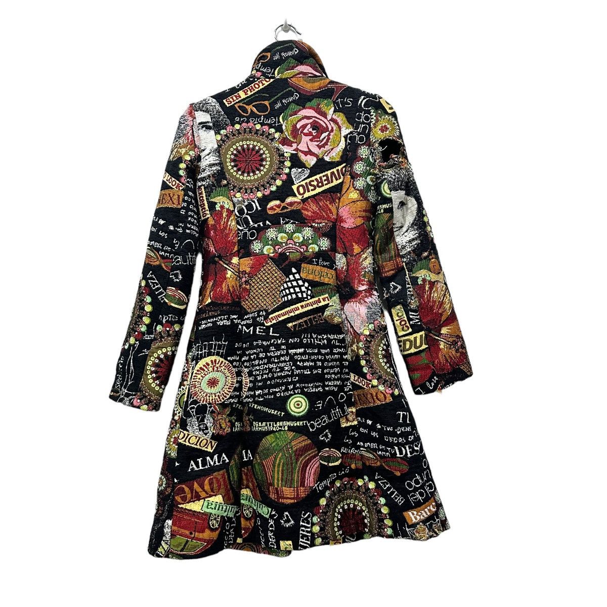 Desigual Manteau coat multi embroidery vintage Size XS / US 0-2 / IT 36-38 - 2 Thumbnail