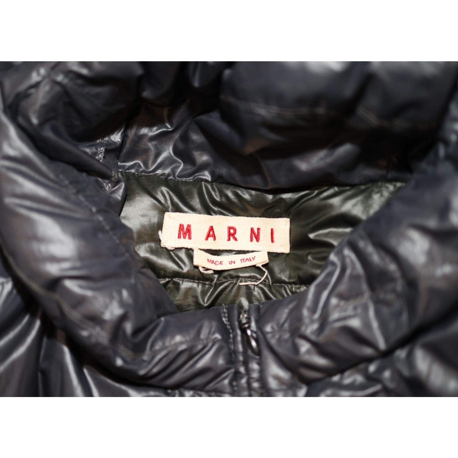 Marni Excellent Authentic MARNI Dark Gray Down Puffer Coat Size 40 Size M / US 6-8 / IT 42-44 - 6 Thumbnail