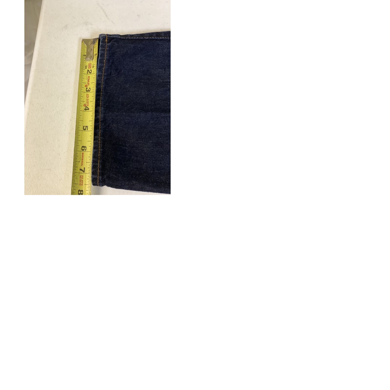 Vintage Rock & Republic Men Jeans Rigid Dark Wash 34 x 32 Blue Denim Cotton Inseam 32 Rise Mid Regular Size 34 Mens Size US 34 / EU 50 - 9 Thumbnail