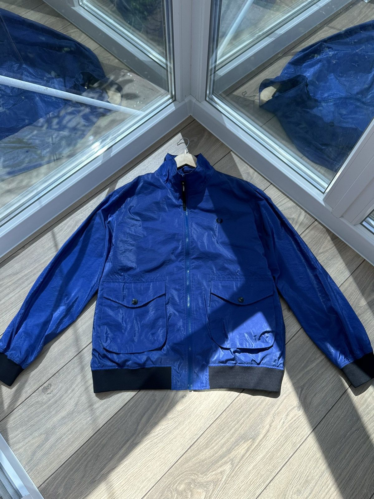 Fred Perry × Vintage 🫧Fred Perry Nylon Jacket Vintage Size US XL / EU 56 / 4 - 2 Thumbnail