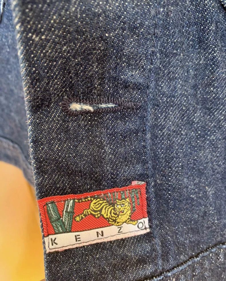 Kenzo KENZO Golden dragon embroidered denim jacket Size US M / EU 48-50 / 2 - 3 Thumbnail