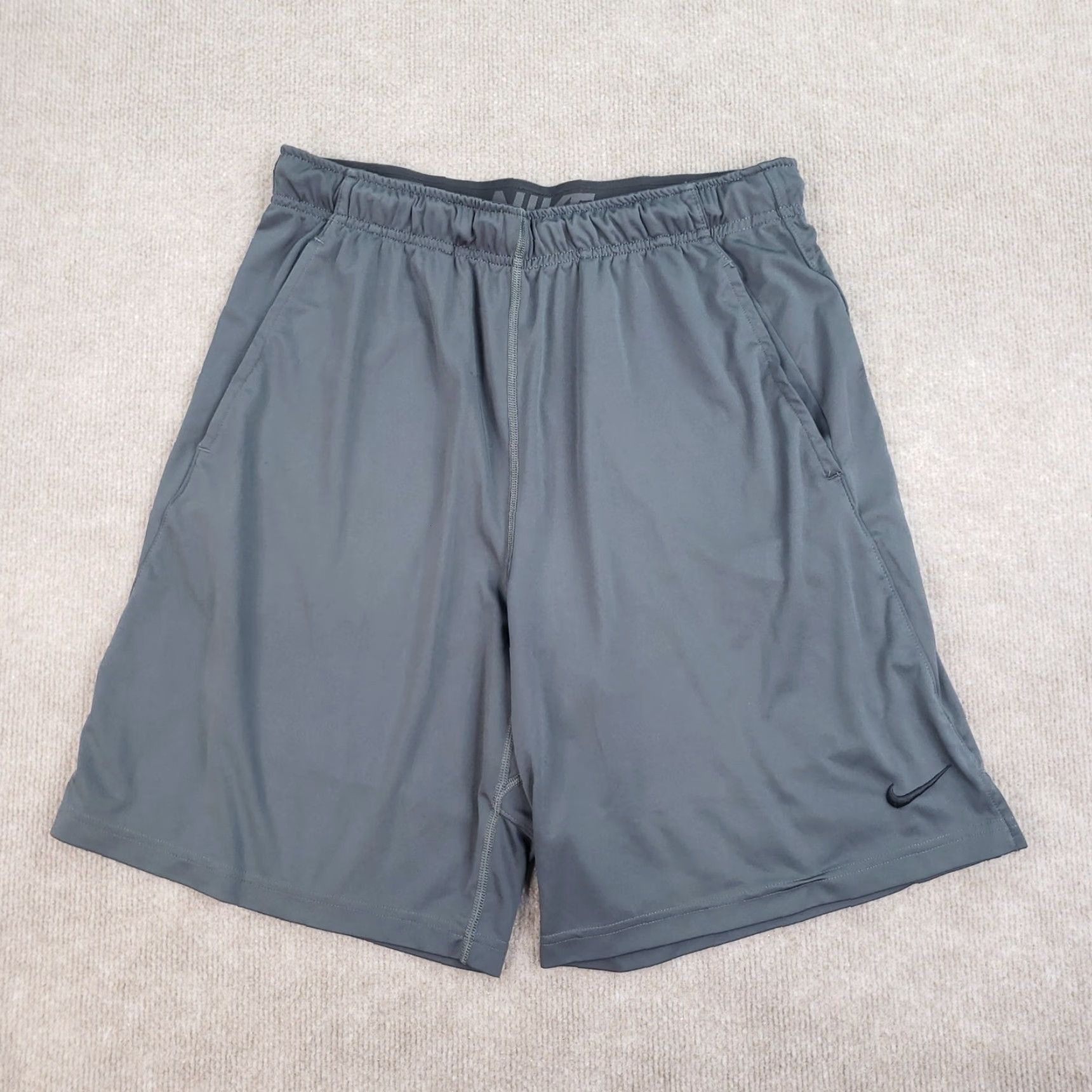 Nike Nike Mens Large Gray Athletic Running Shorts Size US 30 / EU 46 - 2 Thumbnail