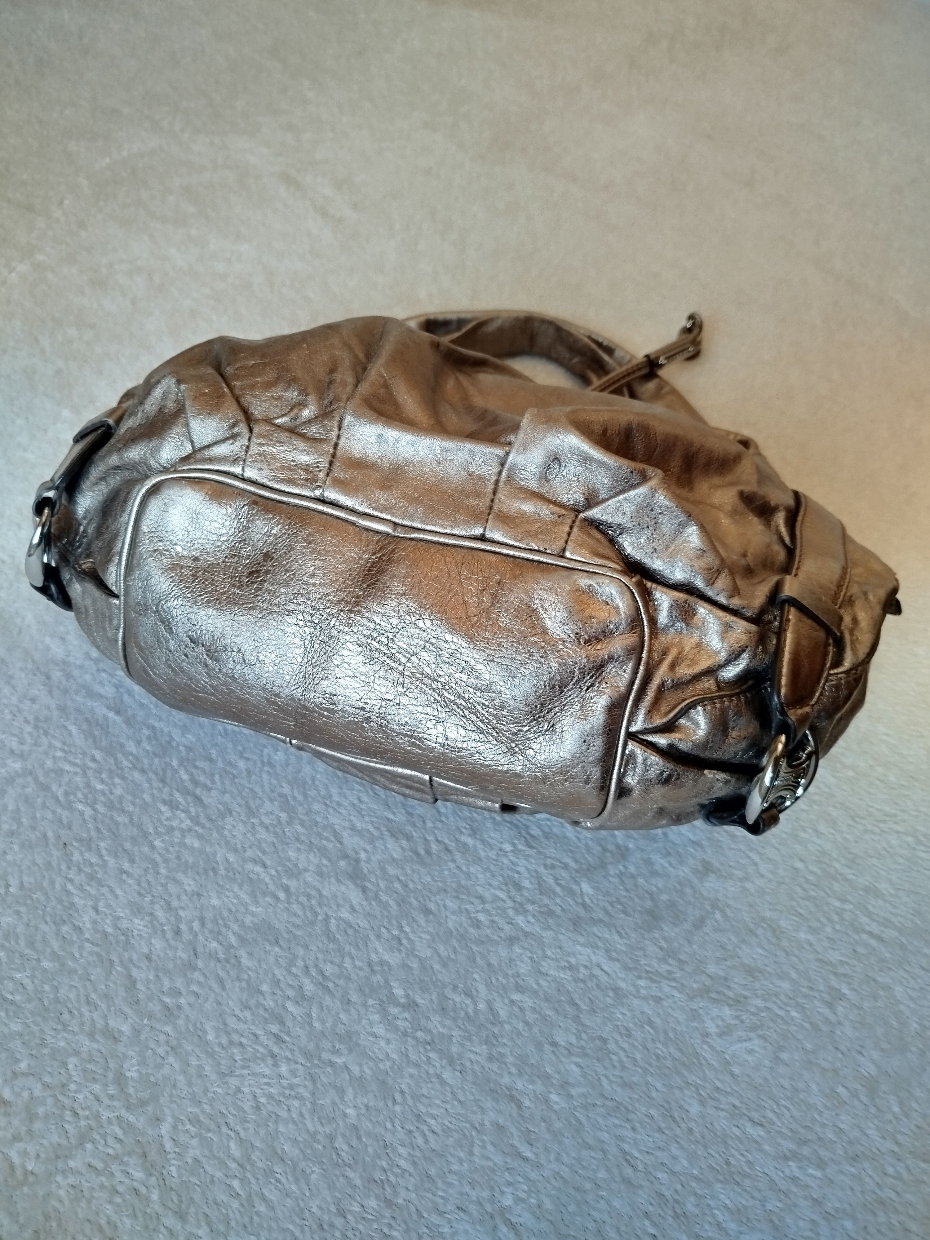 Celine CELINE BITTERSWEET leather handbag gold metallic Size ONE SIZE - 5 Thumbnail
