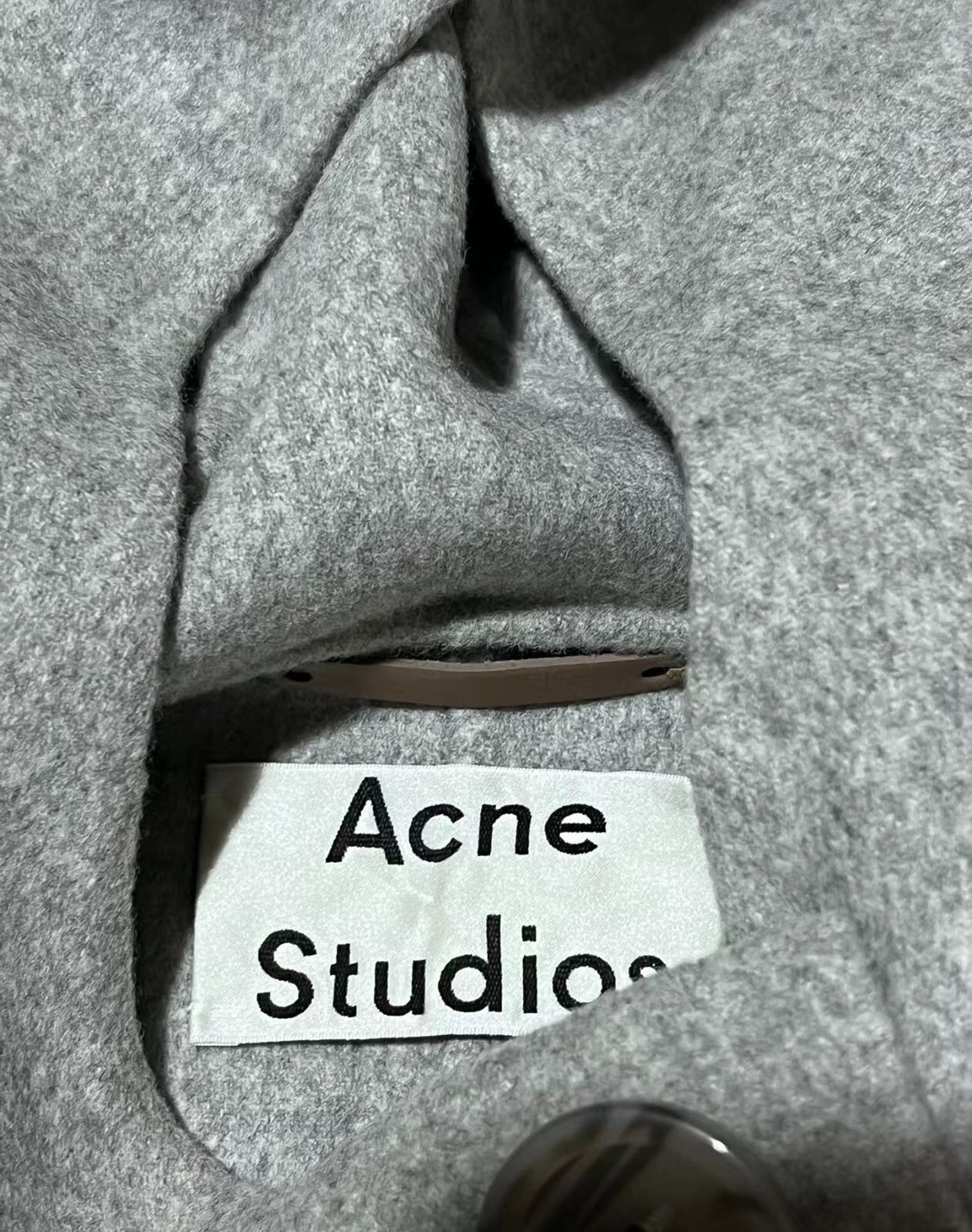 Acne Studios acne studios Fleece single-breasted coat 2412-Nextarrow Size US M / EU 48-50 / 2 - 4 Thumbnail