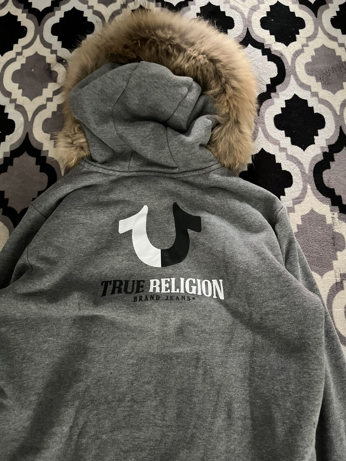 True Religion True religion faux fur logo hoodie Size US XL / EU 56 / 4 - 5 Thumbnail