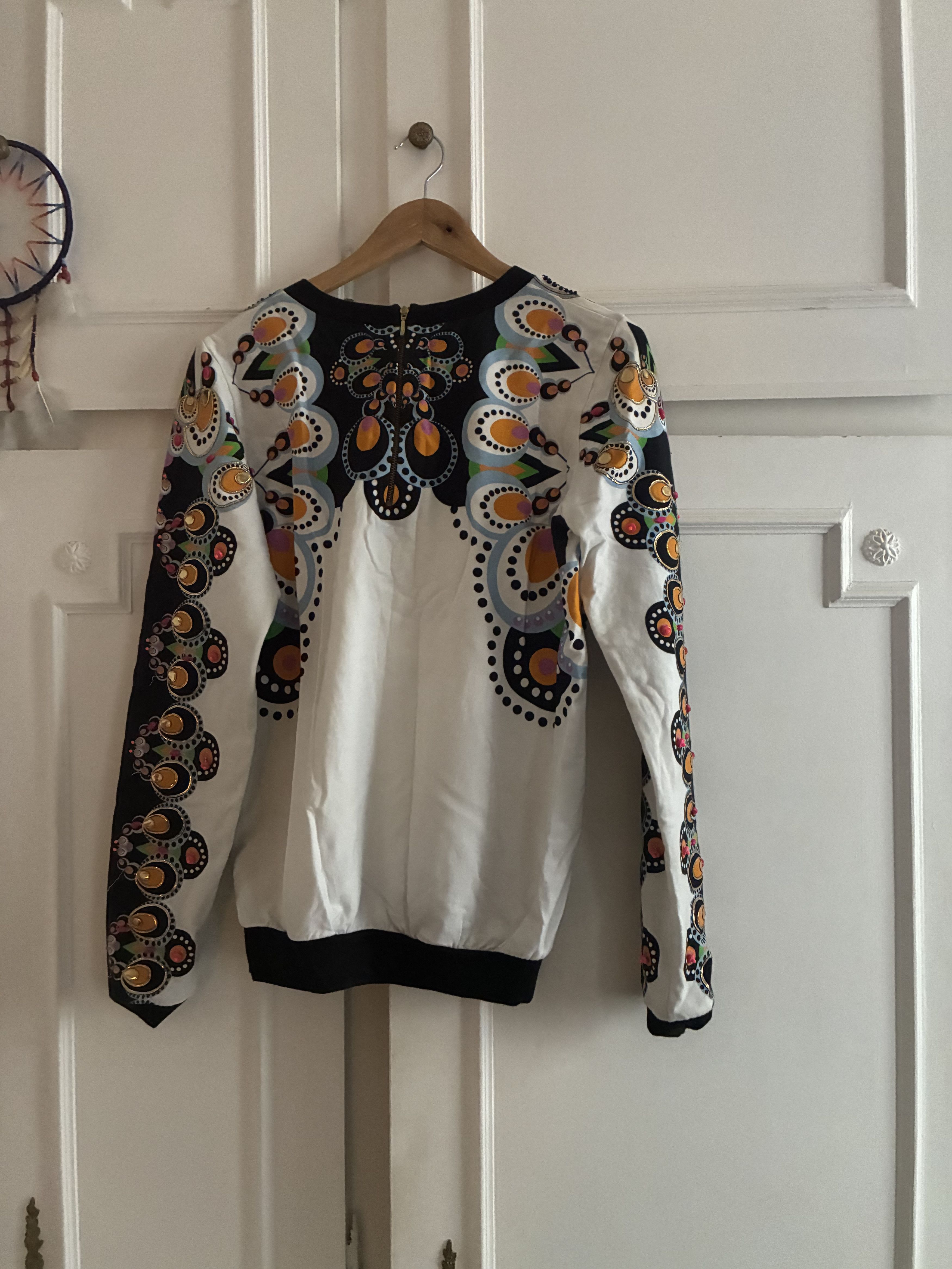 Manish Arora Embroidered Luxury Sweatshirt Size S / US 4 / IT 40 - 2 Thumbnail