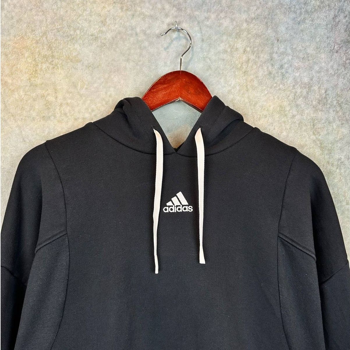 Adidas × Vintage Y2K Adidas Center Logo Sweatshirt Hoodie Sz M Black Size US M / EU 48-50 / 2 - 3 Thumbnail