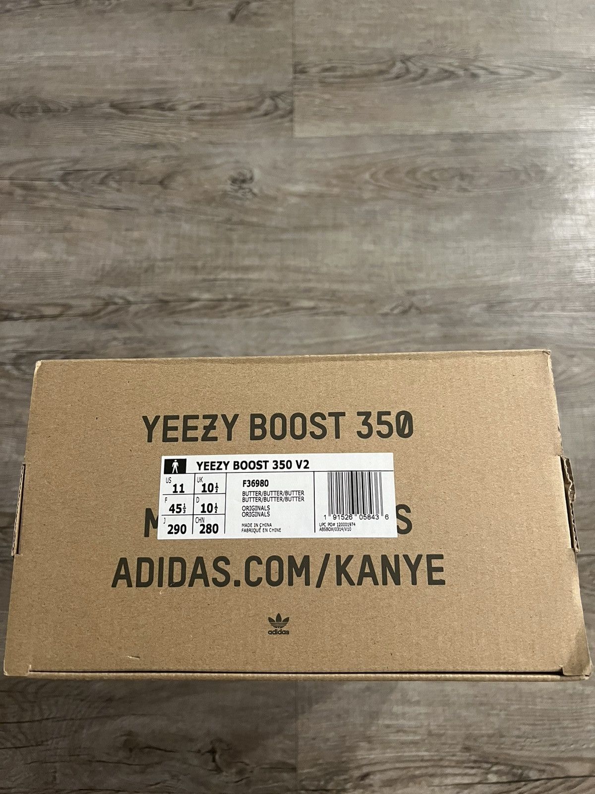Adidas × Kanye West Yeezy 350 “Butter” Size US 11 / EU 44 - 8 Thumbnail
