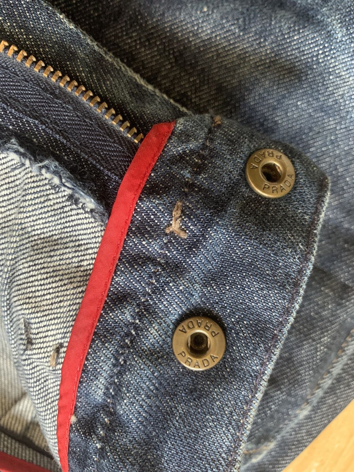 Prada Prada Snap Buttons Blue Jeans (RN 98339-CA 34767) Size 27" / US 4 / IT 40 - 19 Thumbnail