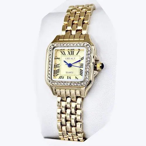 Jewelry shita x Mio retro luxury style quartz Gold watch Size ONE SIZE - 5 Thumbnail