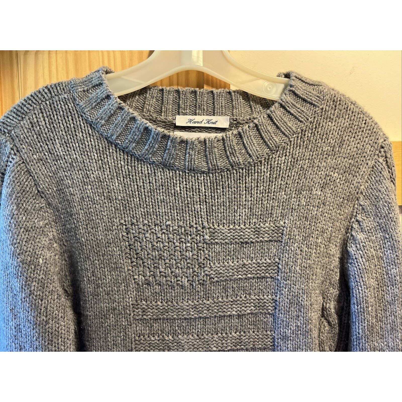 Other VTG Westbound Womens S Wool Blend Sweater Cable Knit Gray Size S / US 4 / IT 40 - 3 Thumbnail