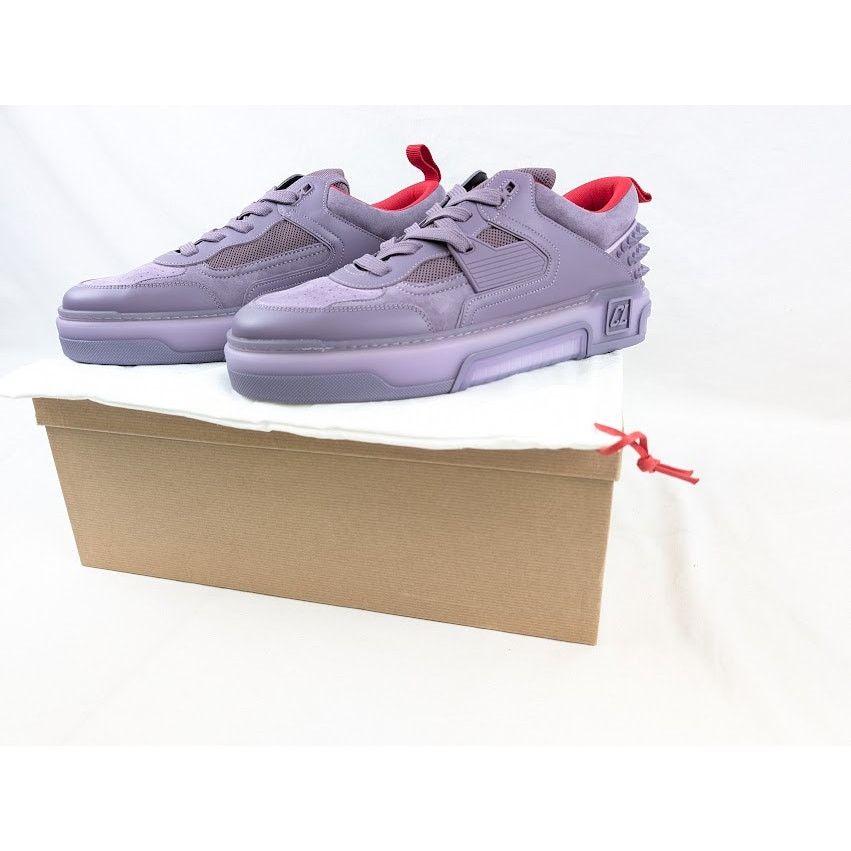 Christian Louboutin o1rshd1 Astroloubi Flat Low-Top Sneakers in Parme Size US 12 / EU 45 - 19 Thumbnail