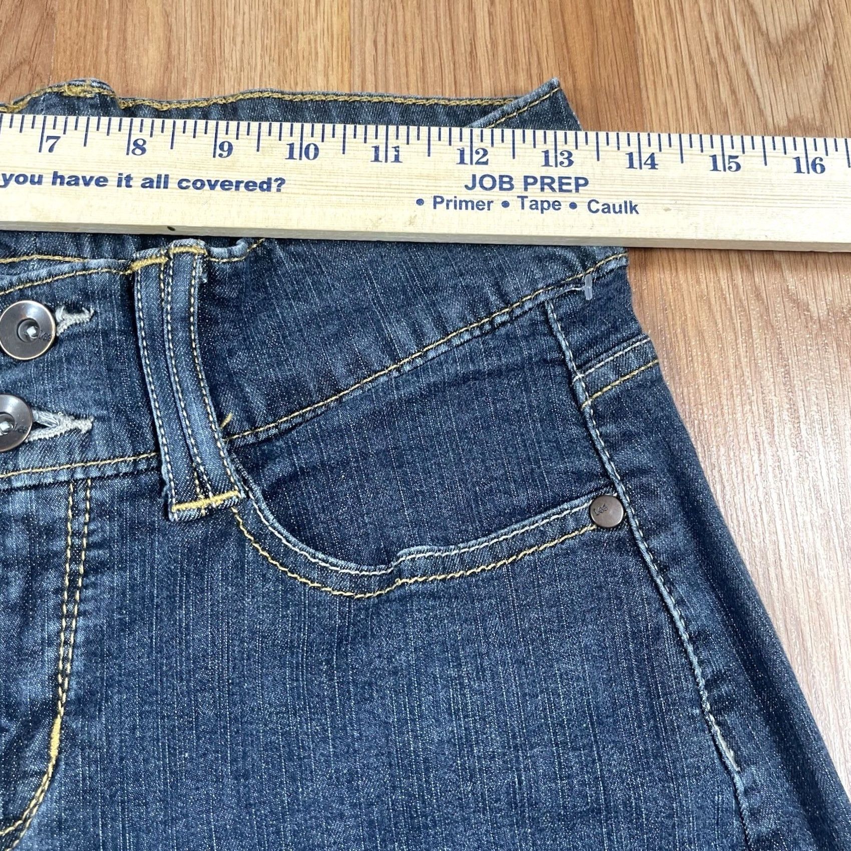 Lee Lee Jeans Womens Size 8 Regular Lower On The Waist Straight Leg Denim Pants Blues Jeans Casual 90s? Size 30" / US 8 / IT 44 - 4 Thumbnail