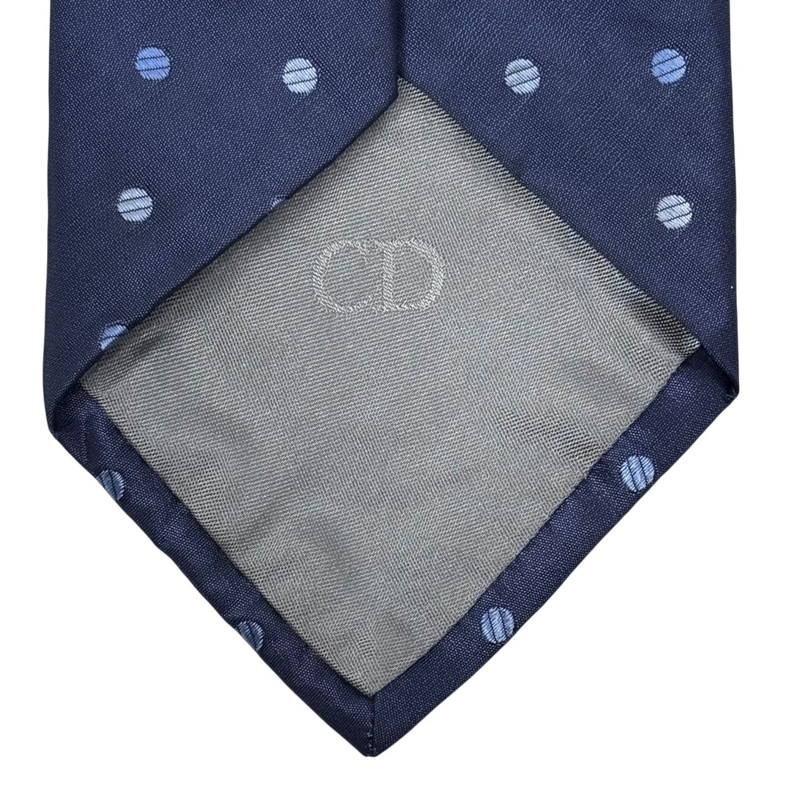 Christian Dior Monsieur Christian Dior Polka-Dot Pattern Tie Size ONE SIZE - 5 Thumbnail