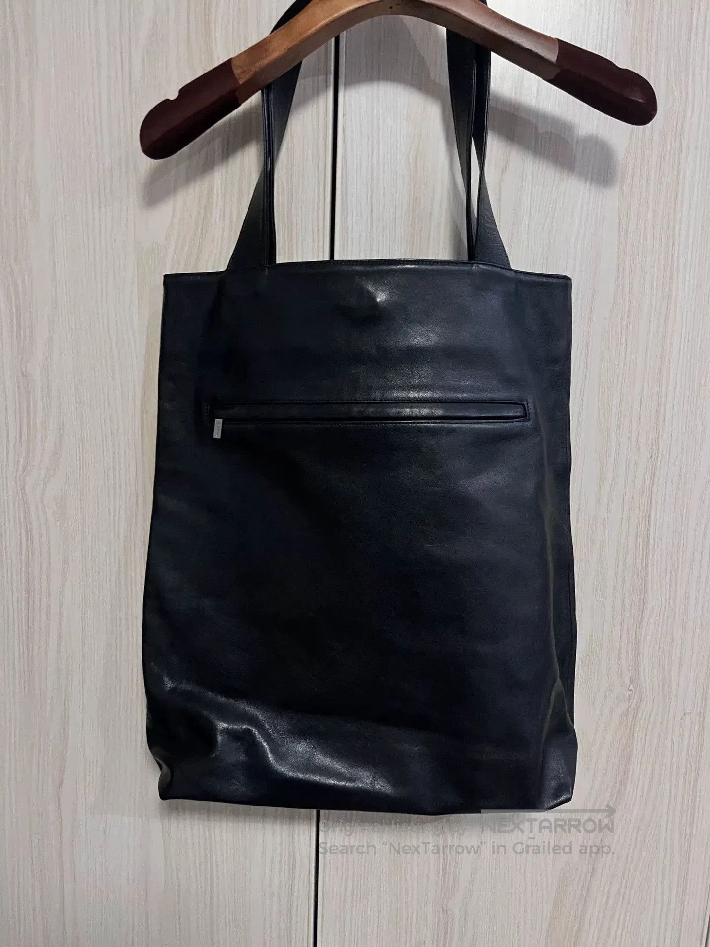 Yohji Yamamoto Yohji Yamamoto Black Leather Crossbody Bag. Size ONE SIZE - 4 Thumbnail