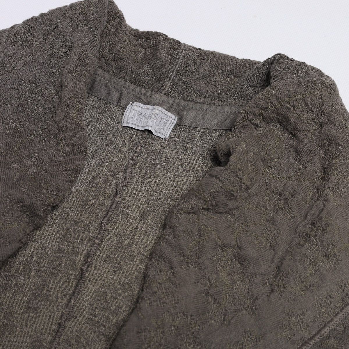 Transit Transit Par Such Long Cardigan Cotton Linen Dress Sweater Size L / US 10 / IT 46 - 4 Thumbnail