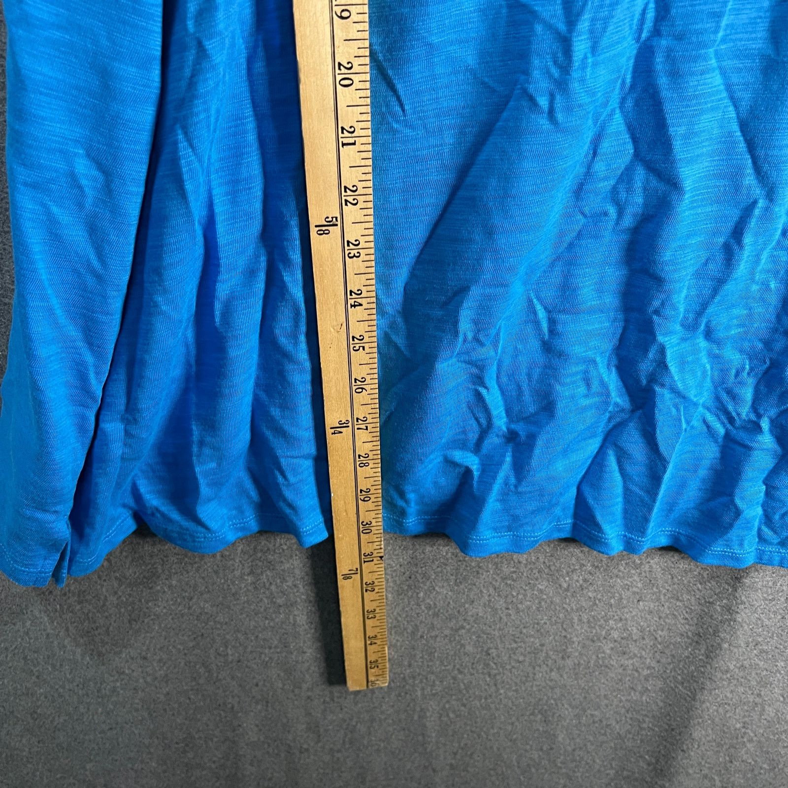 Other Belle by Kim Gravel Slub Knit Flirty Tee Ocean Reef Size 4X Size 4XL / US 24-26 - 5 Thumbnail