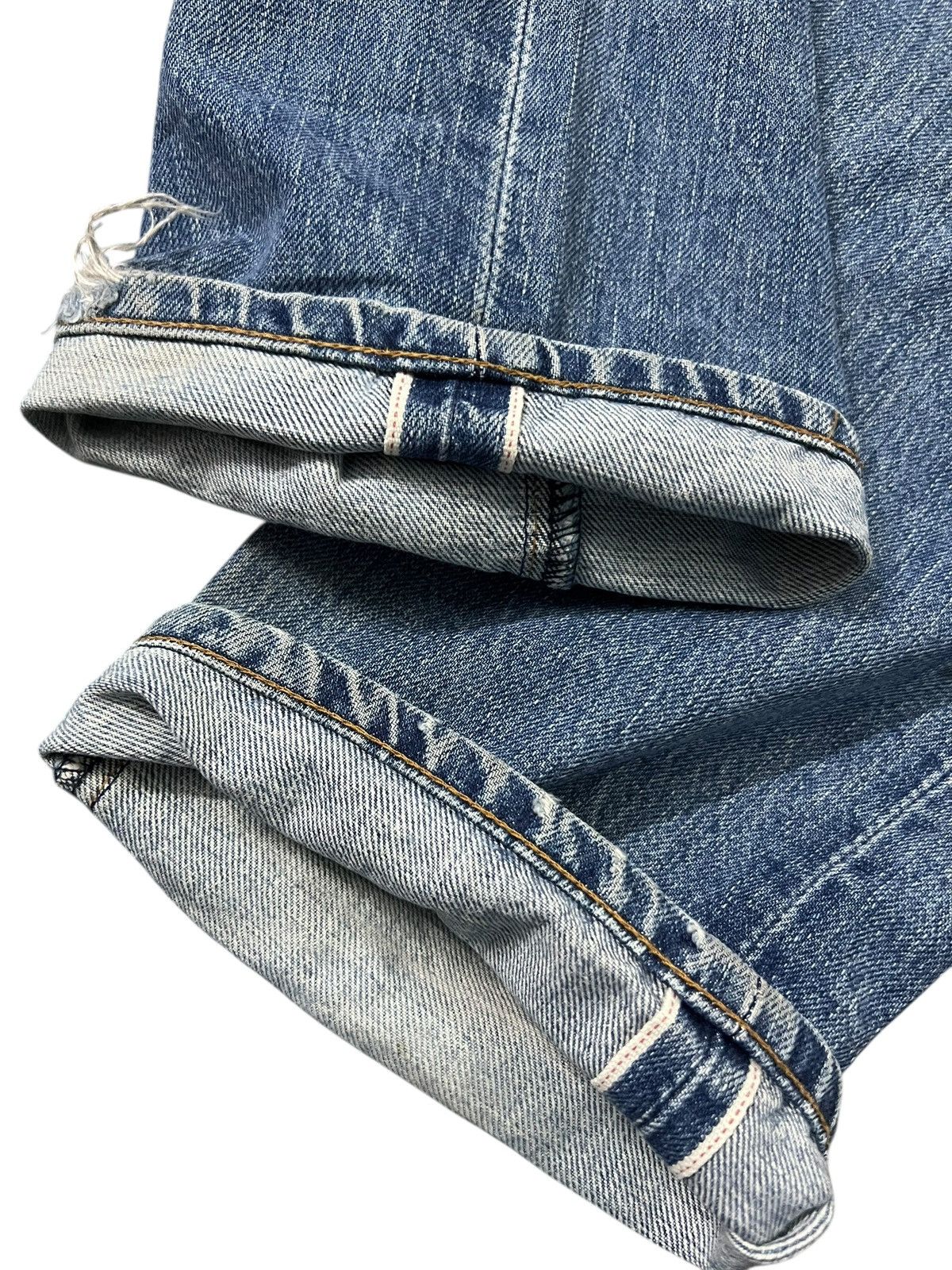 Levi's Vintage Levis 502 Big E Selvedge Faded Distressed Jean Size US 28 / EU 44 - 10 Thumbnail