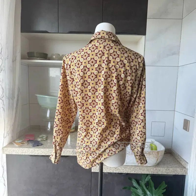 Burberry Burberry Colorful Long Sleeve Blouse for Women. Size XL / US 12-14 / IT 48-50 - 6 Thumbnail