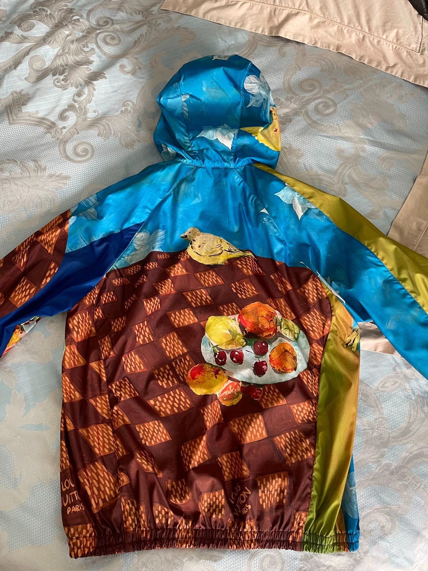 Louis Vuitton LV Checkerboard Fruit Bird Sky Printed Jacket 48 Size US M / EU 48-50 / 2 - 2 Thumbnail