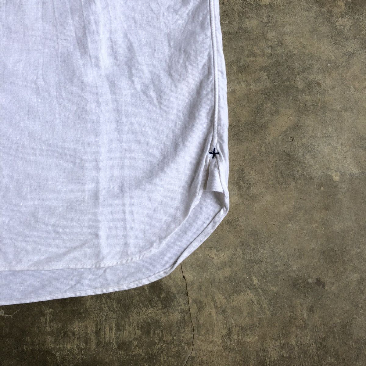 Beams Plus 🇯🇵 2000s Beams Plus Japan Oxford Halfbutton Shirt White Size US L / EU 52-54 / 3 - 3 Thumbnail