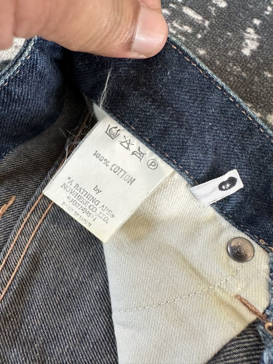 Bape × Nigo 90's Vintage Bape Nigo era wrangler cut denim Size US 28 / EU 44 - 10 Thumbnail