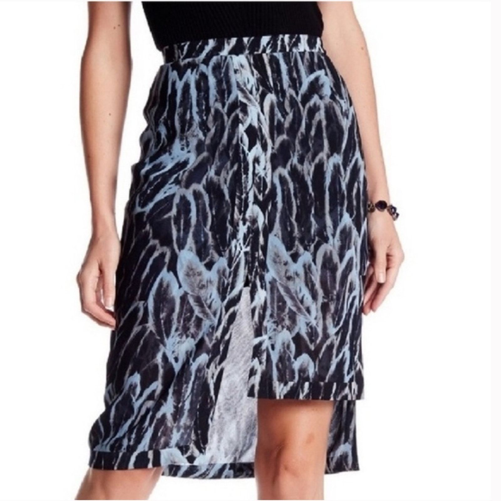 Halston Heritage Halston Heritage Tiered Hem Skirt, NWT, Size 2, MSRP $275 Size 26" / US 2 / IT 38 - 2 Thumbnail