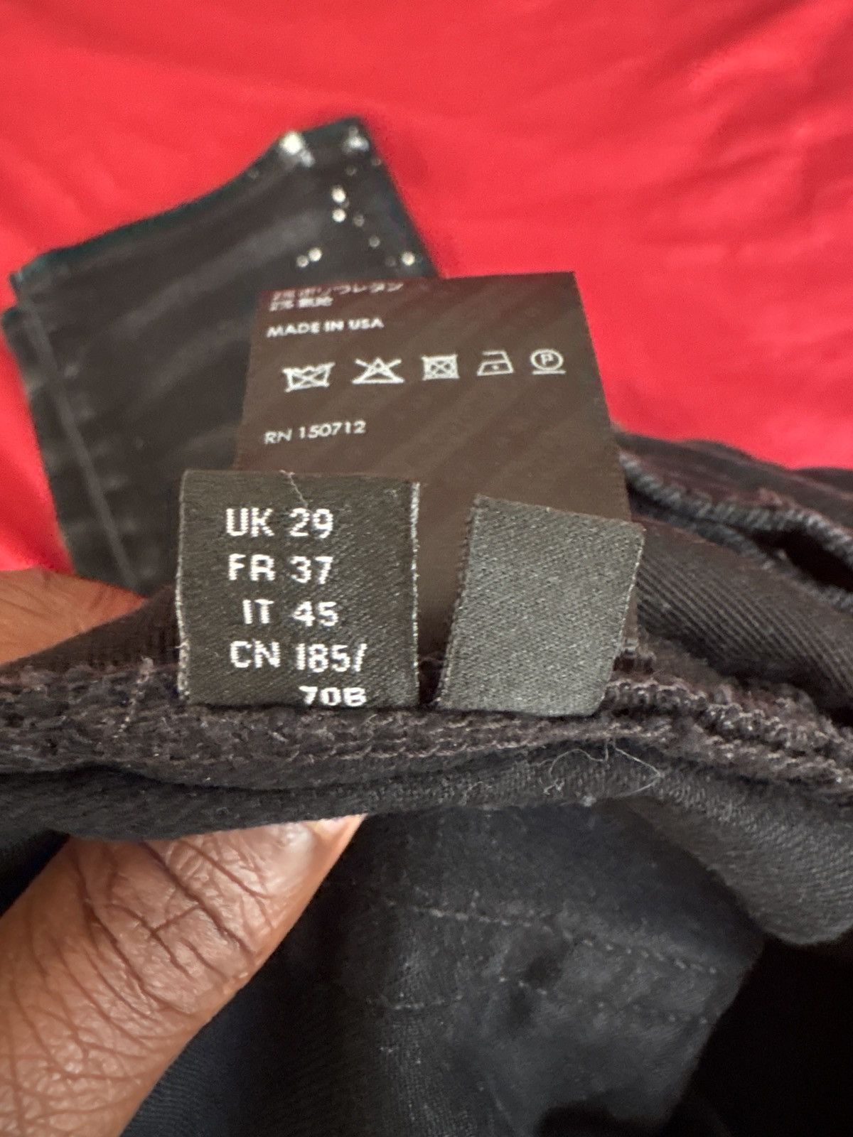Amiri Black with brown patches Size US 29 - 2 Thumbnail