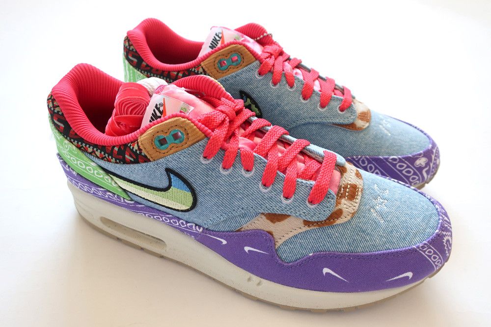 Nike (11) Nike Air Max 1 SP Concepts Far Out (Special Box) Size US 11 / EU 44 - 4 Thumbnail