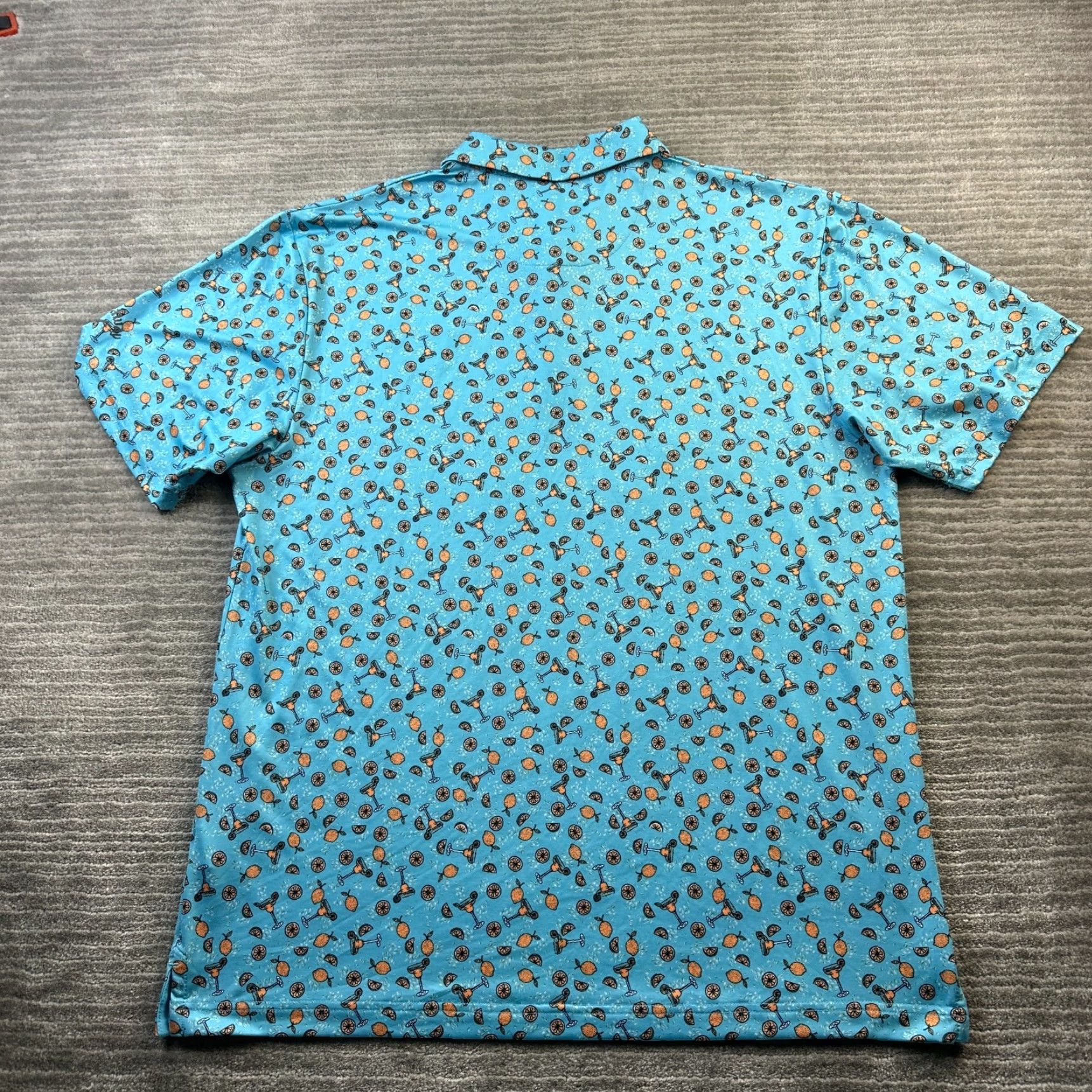 Callaway Callaway Polo Shirt Mens Large Blue All Over Print Golf Performance Polo Shirt Size US L / EU 52-54 / 3 - 3 Thumbnail