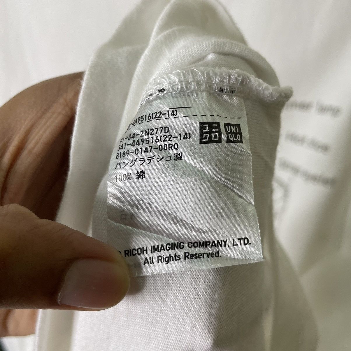 Uniqlo Uniqlo x Ricoh GR III Collaboration T Shirt Size US XL / EU 56 / 4 - 4 Thumbnail