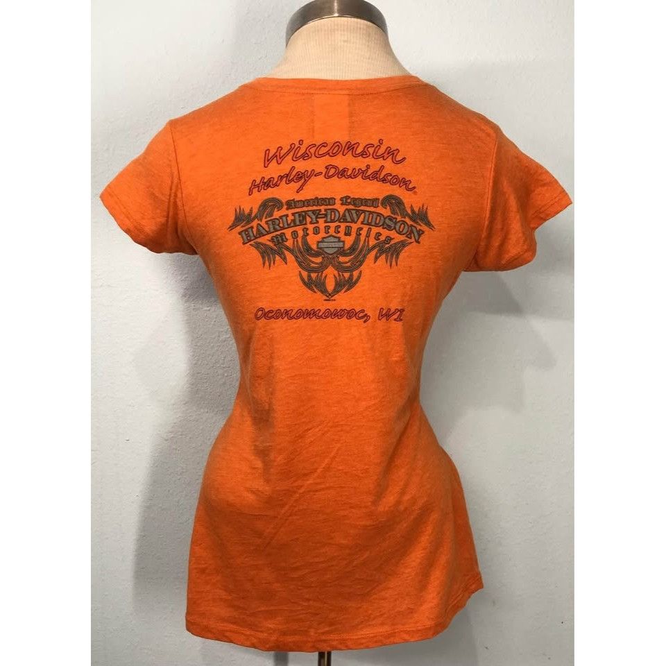 Harley Davidson × Vintage VTG 2005 Harley-Davidson T-shirt Medium Women Size M / US 6-8 / IT 42-44 - 2 Thumbnail