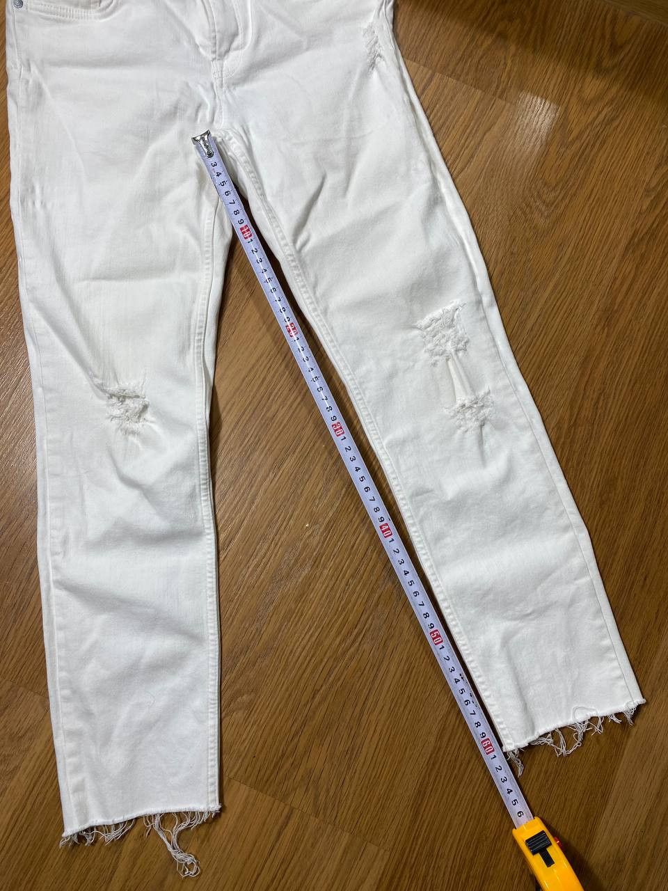 Allsaints × Japanese Brand Crazy Crash Dirty Baggy Faded Jean Japan Avant Garde Style Size US 28 / EU 44 - 11 Thumbnail