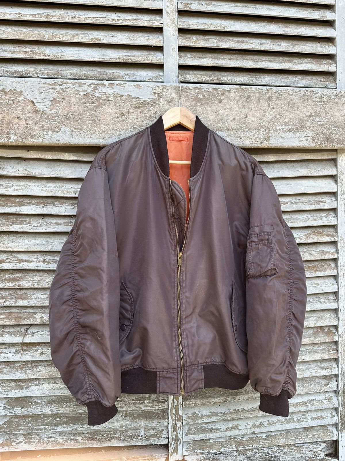 Vintage 🪖Vintage Uniqlo Sun Faded Bomber Jacket Size US L / EU 52-54 / 3 - 2 Thumbnail